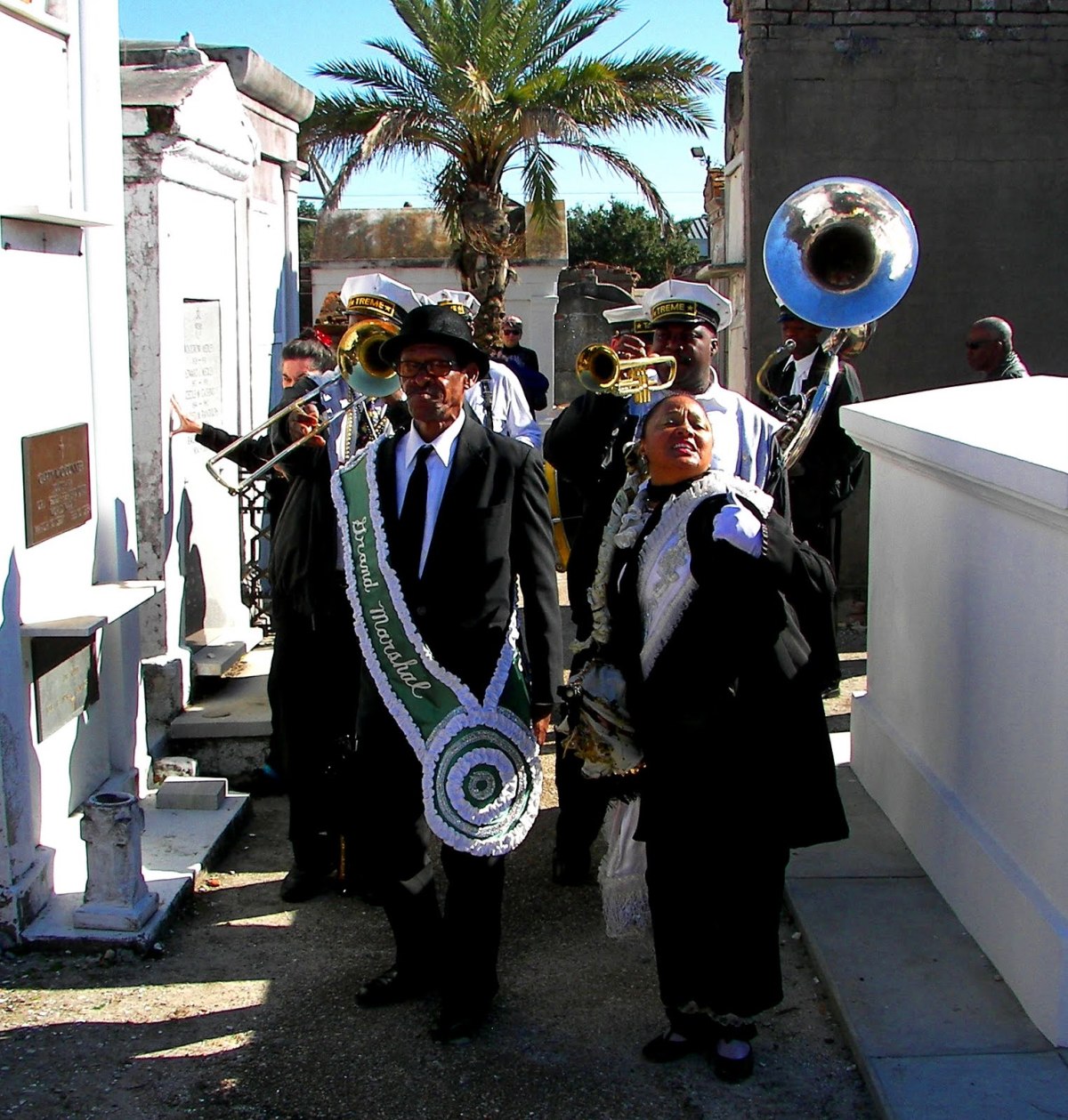 Image result for St. Louis Cemetery jazz funeral
